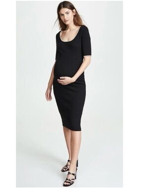 Hatch Celine Ribbed Midi Dress